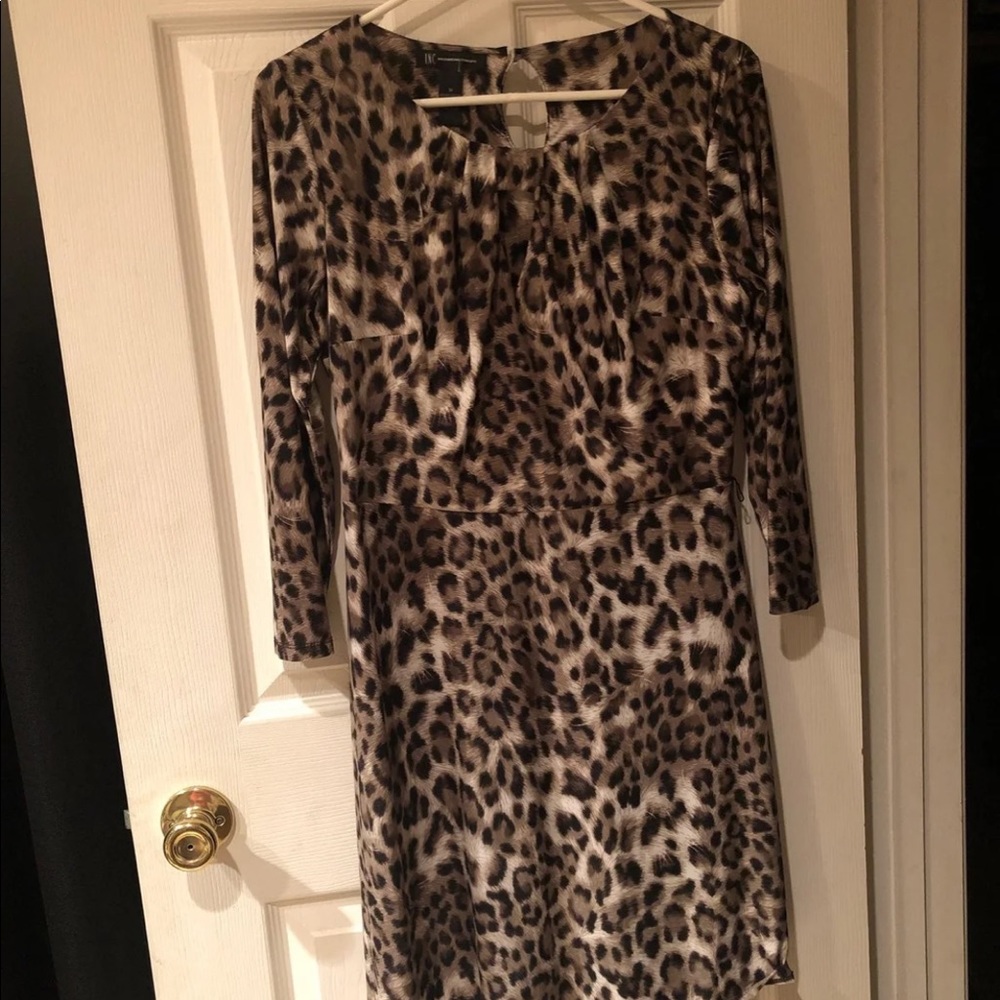 Leopard animal print dress medium